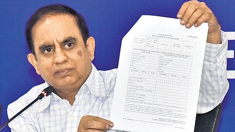 Telangana Chief Electoral Officer (CEO) C Sudarshan Reddy
