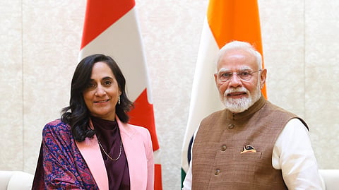 Prime Minister Narendra Modi meets Canadian Foreign Minister Anita Anand