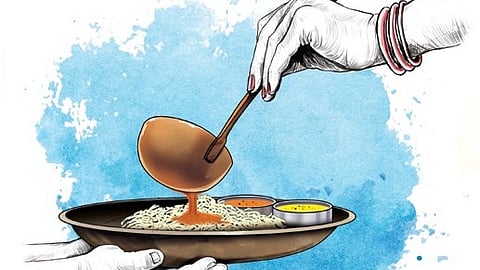 The programme, implemented by the Hare Krishna Movement (HKM) Charitable Foundation through its centralised kitchen in Kodangal, provides breakfast and milk to government school students. 