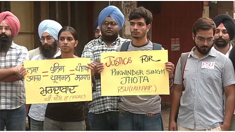 A joint action committee comprising various organisations and social activists was formed after Jhota’s murder. It has demanded the resignations of the CM and DGP Gaurav Yadav.