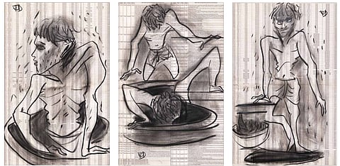 'Manhole Cleaner' series by Jatin Das