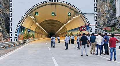 Road and tunnel infrastructure along the Raipur-Visakhapatnam economic corridor in Koraput’s Pottangi 