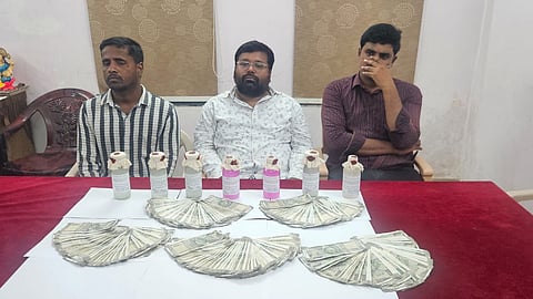 The ACB recovered the bribe amount and arrested all three accused. 