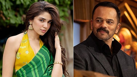 Krithi Shetty (L) and Rohit Shetty (R)