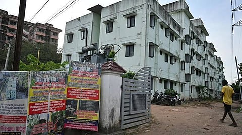 A view of P&T Apartment Complex at Mundamveli 