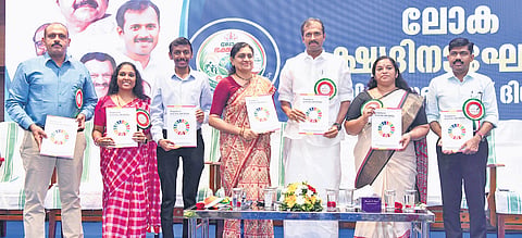 Civil Supplies Minister Anoop Jacob after releasing the report at the Mount Carmel Hall