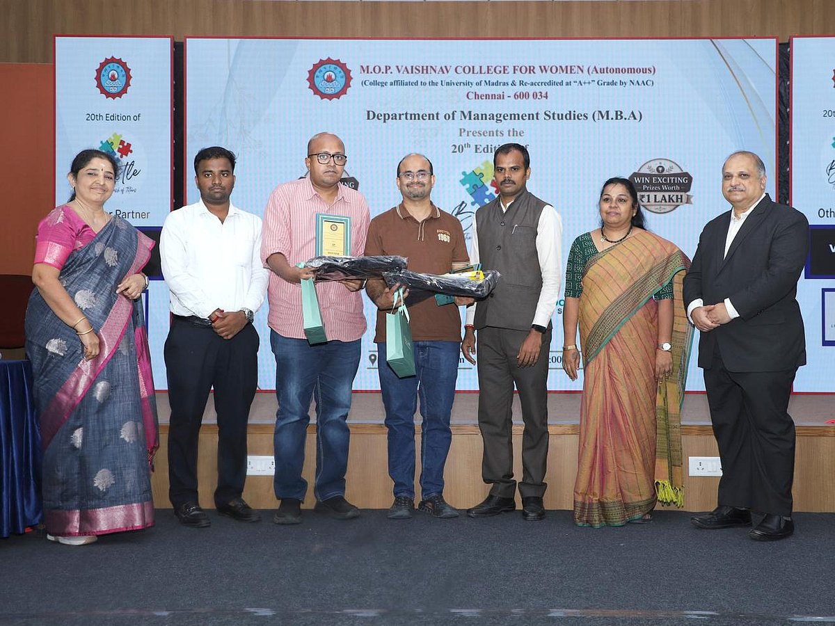 MOP’s Bustle 2026 draws 40 corporate teams to Vaishnav College quiz
