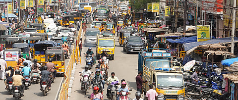 Shoppers bear the brunt of traffic chaos due to indiscriminate parking