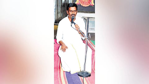Classical singer, educationist and lawyer M Lakshmaiah.