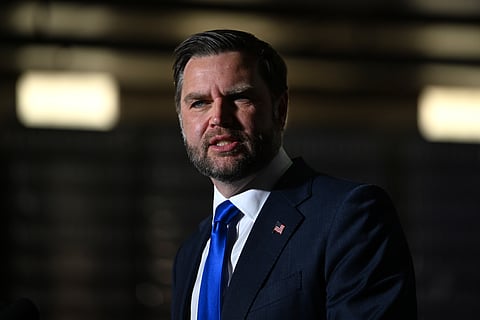 Vice President JD Vance speaks during a midterm campaign rally at Hyder Warehouse in Hendersonville, N.C., Monday, Oct. 19, 2026.
