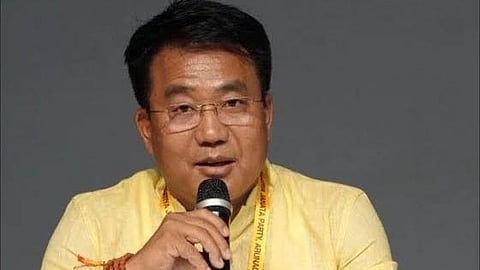 BJP’s Arunachal Pradesh general secretary Tadar Niglar.