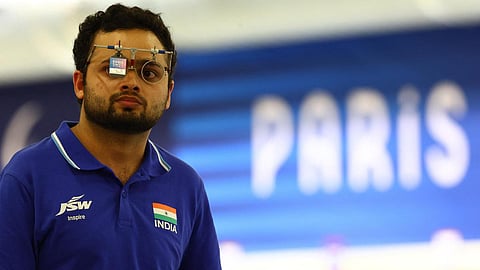 File photo of Manish Narwal who won the silver in the Asian Para Games 2026 and secured an Los Angeles 2028 quota place.