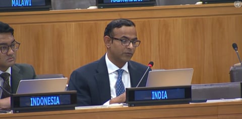 Surendra Adhana, Counsellor in the Permanent Mission of India to the UN.