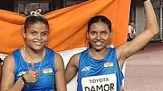 Seasoned sprinter Simran created a new Games record to clinch her maiden gold medal at the Asian Para Games.