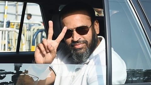 Politician and former cricketer Yusuf Pathan.