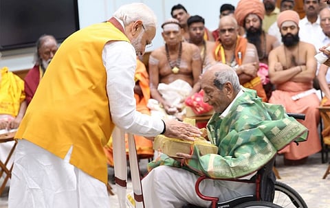President Droupadi Murmu, VP Radhakrishnan and PM Modi condole demise of Sengol craftsman Vummidi Ethiraj