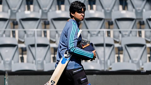 Vaibhav Sooryavanshi during training in New Zealand