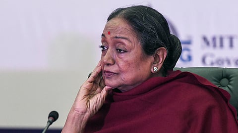 Former Lok Sabha Speaker Meira Kumar.