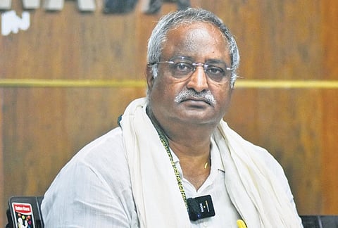 Independent mayoral candidate AB Venkateswara Rao