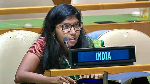 Indian diplomat Bhavika Mangalanandan.