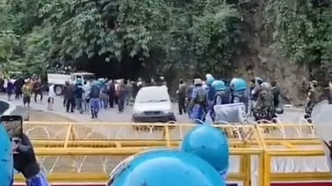 Four to five police and Central Reserve Police Force personnel were injured in stone pelting, a senior police official said. At least four women, who suffered breathing difficulties after being exposed to tear gas, were admitted to a hospital.