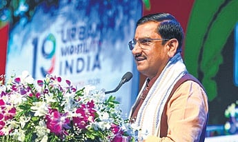 Union minister of state for Housing and Urban Affairs Tokhan Sahu 