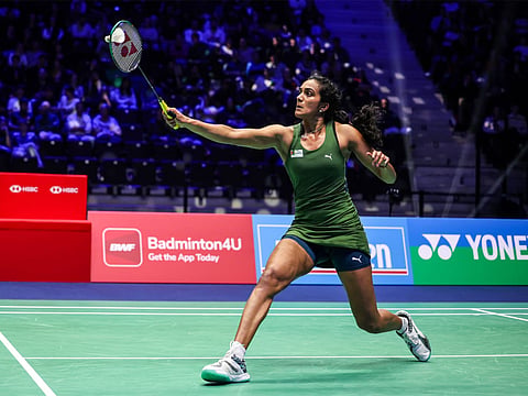 India's PV Sindhu put up a spirited fight against her nemesis and world no1 An Se Young of South Korea before going down in the women's singles final of the USD 950,000 French Open Super 750 badminton tournament in Paris