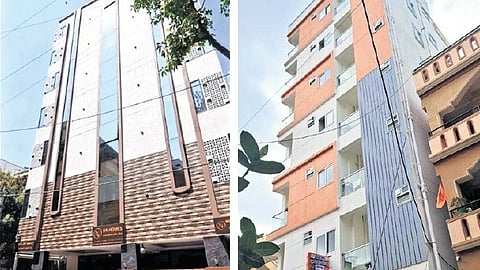 Buildings in AECS Layout are being run as illegal paying guest accomodations.