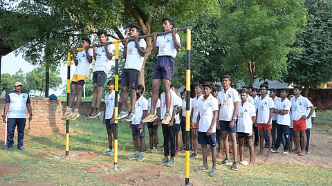The camp focuses not only on building physical fitness required for Army recruitment but mental preparedness.