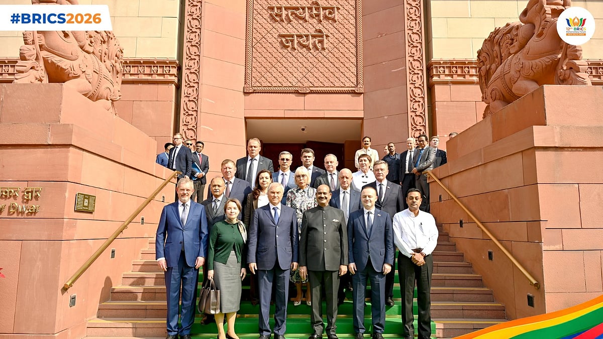 Russian and Indian delegations meet Om Birla ahead of 12th BRICS parliamentary forum