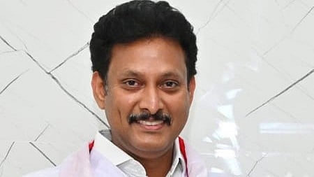 Former Tamil Nadu school education minister Anbil Mahesh Poyyamozhi.