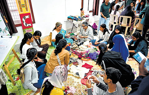 Umbrellas and clothes were among the most common items brought in by visitors.