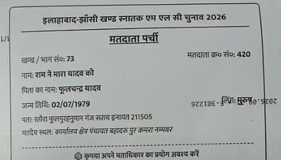 The controversy erupted after Aam Aadmi Party (AAP) MP Sanjay Singh questioned Chief Election Commissioner Gyanesh Kumar over a voter slip in which the name ‘Ramhit Yadav’ appeared as ‘Ram ne Yadav ko Maara’ (Ram ‘hit’ Yadav). 