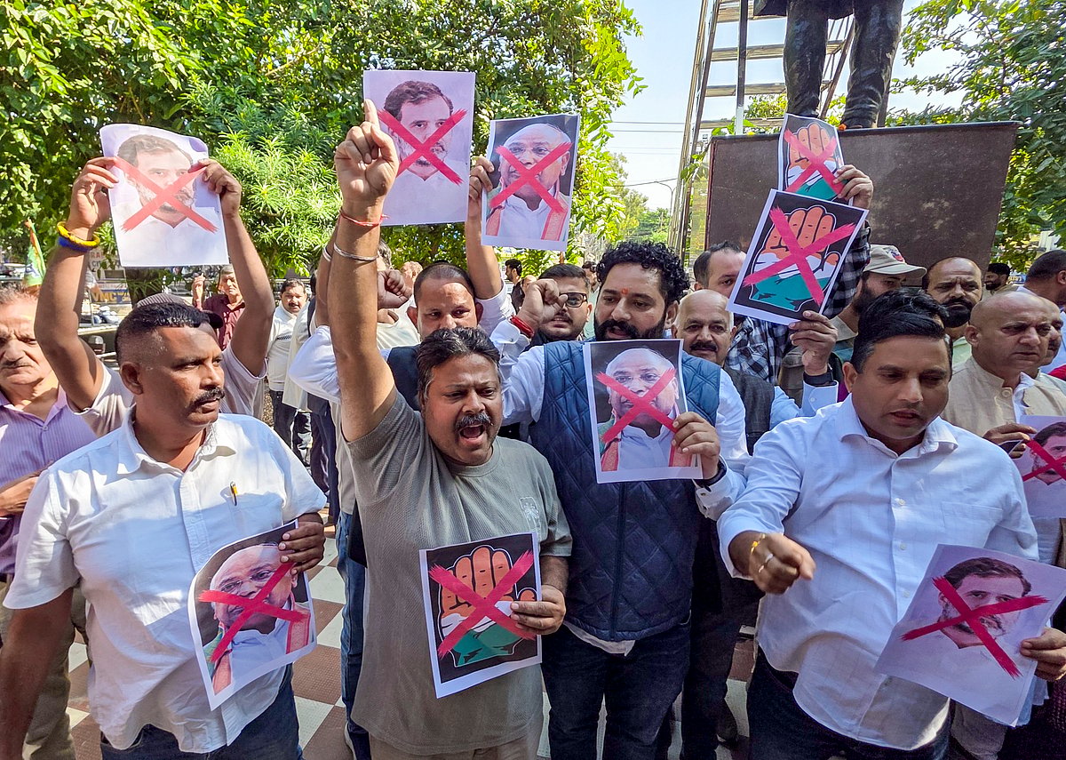 BJP stages nationwide protests over Kharge's remarks on Modi's late father