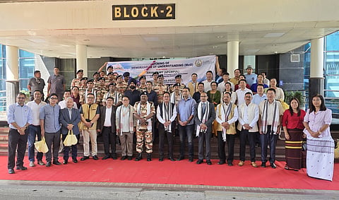 The MoU signing and flag-off ceremony was graced by Gabriel D. Wangsu, Minister for AHV&DD, Government of Arunachal Pradesh in presence of YVVJ Rajasekhar, Secretary, AHV&DD, Nyali Ette, Commissioner (Home), Mige Kamki, Secretary (Civil Supplies), D Longri, Director of AHV&DD.
