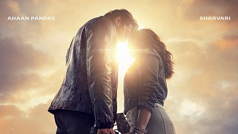 Ahaan Panday and Sharvari in a poster from Beparwah
