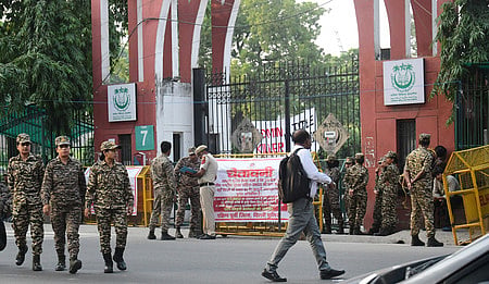 BNS 163 imposed and student protest continues in Jamia on Tuesday, 27.10.2026