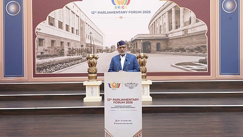 The event was attended by Lok Sabha Speaker Om Birla; Speakers and Presiding Officers of the Parliaments of BRICS member and partner countries; Union Ministers; Harivansh, Deputy Chairman of the Rajya Sabha; the Secretaries-General of the Rajya Sabha and Lok Sabha; officials from BRICS member and partner nations; and other distinguished guests.