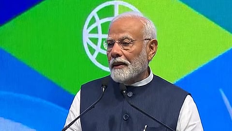 File Photo (2024): PM Modi inaugurates 4th Global Renewable Energy Investor's Meet in Gandhinagar.