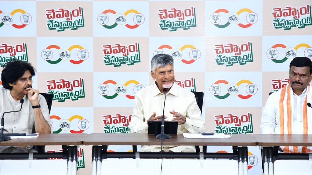 Coalition top brass vows to curb rebels, deliver faster growth in Andhra Pradesh