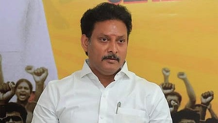 Former school education minister Anbil Mahesh Poyyamozhi.