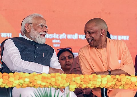 Prime Minister Narendra Modi and Uttar Pradesh Chief Minister Yogi Adityanath