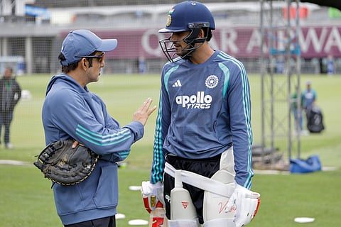 Head coach Gautam Gambhir and ODI captain Shubman Gill