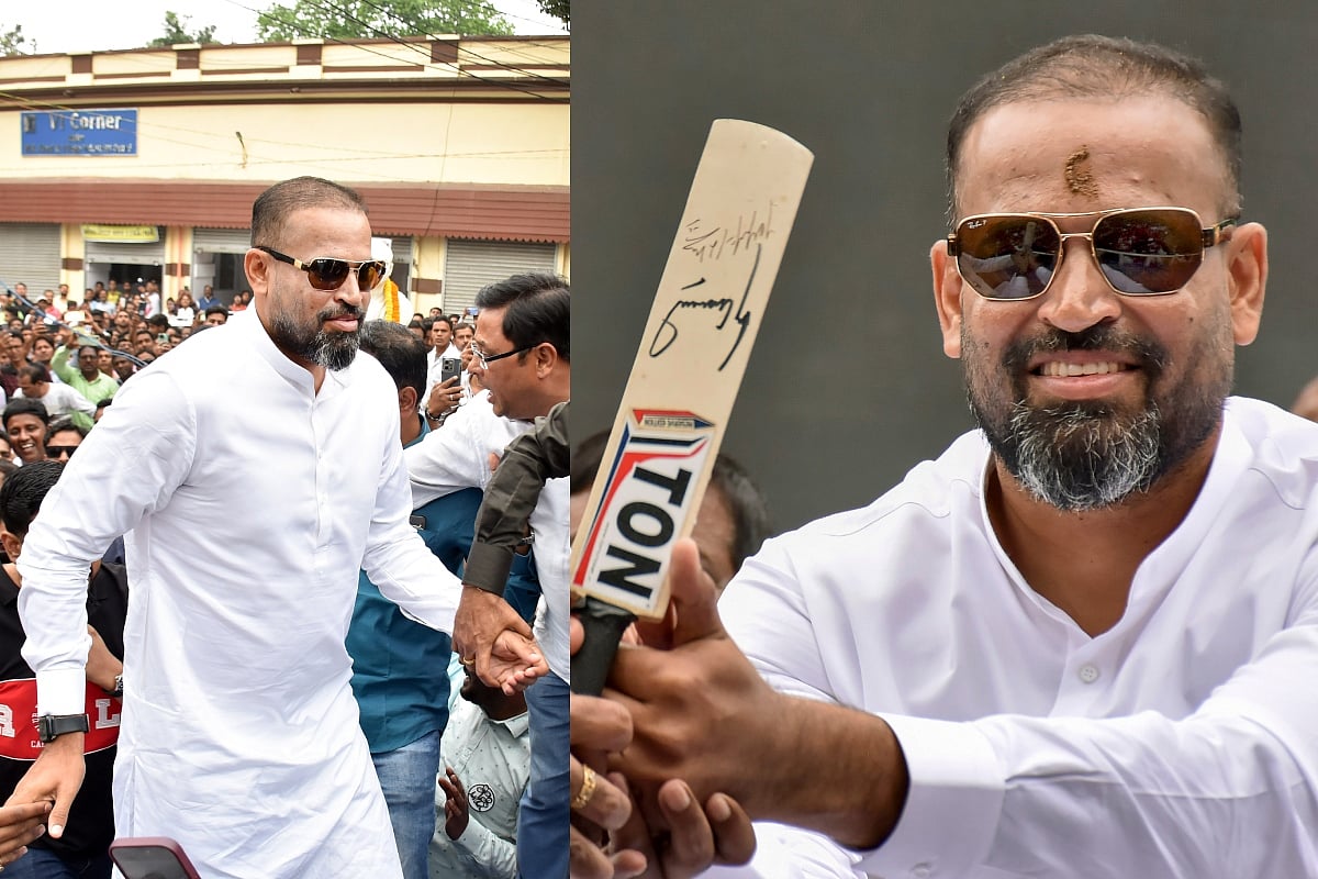 Yusuf Pathan hits campaign trail in Baharampur; Adhir says, 'politics ...