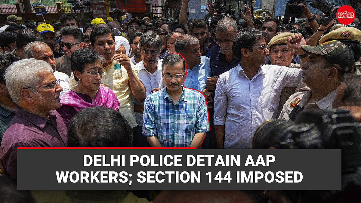 Delhi Police detain AAP workers; Section 144 imposed