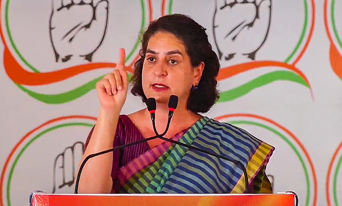 PM Modi's election speeches are hollow talk: Congress leader Priyanka ...