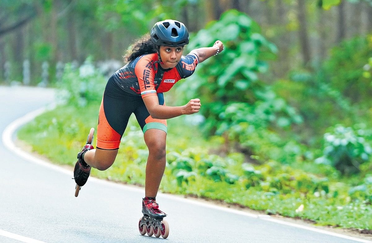 Kerala: Training on road, Perumbavoor girl set to give her best in