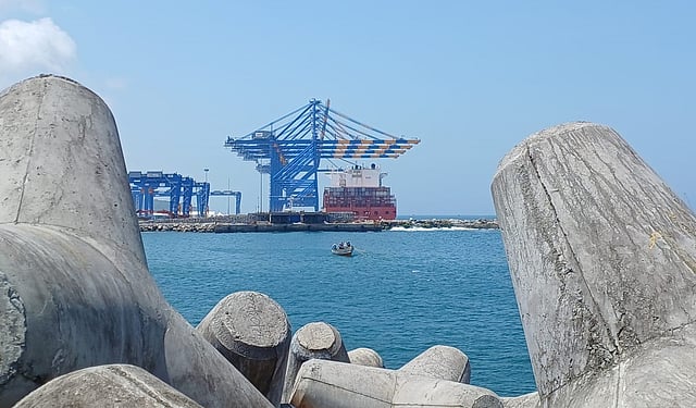Mothership with 2000 containers docks at Vizhinjam Port