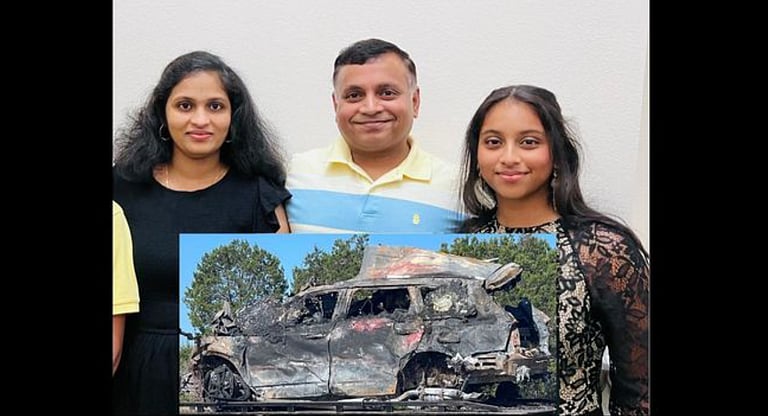 Indian-origin couple, daughter killed in US car crash; teenage son sole ...
