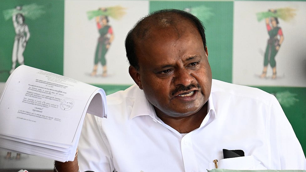Minister Kumaraswamy hits out at ministers defending CM Shivakumar over ...